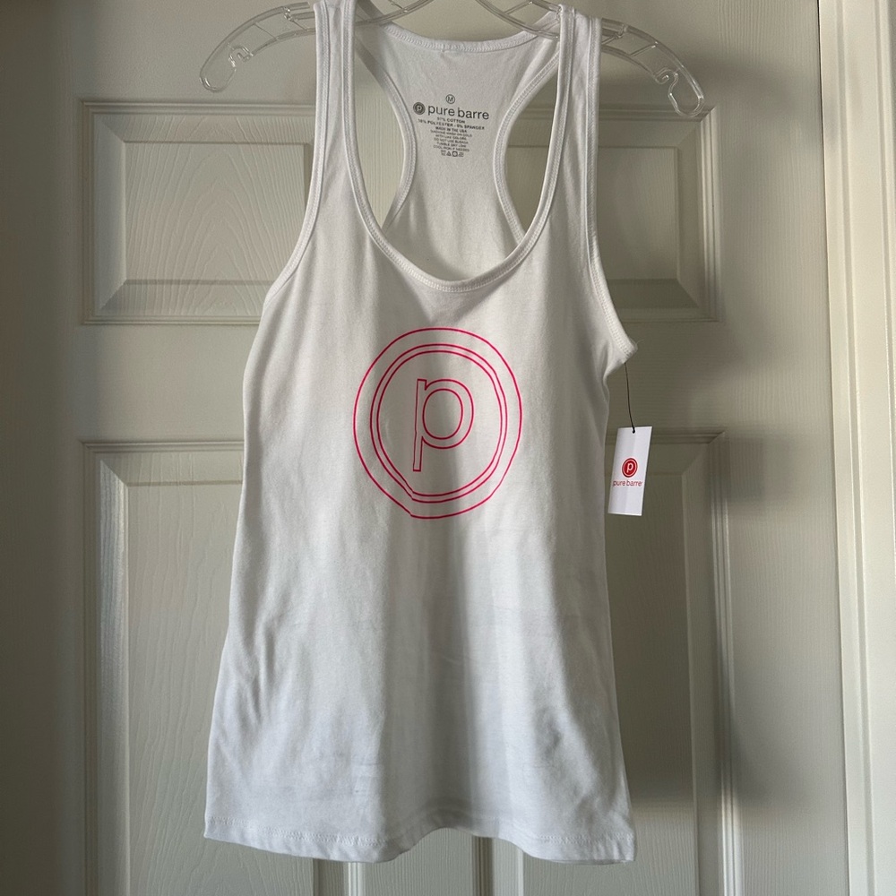 Pure Barre White Tank Top